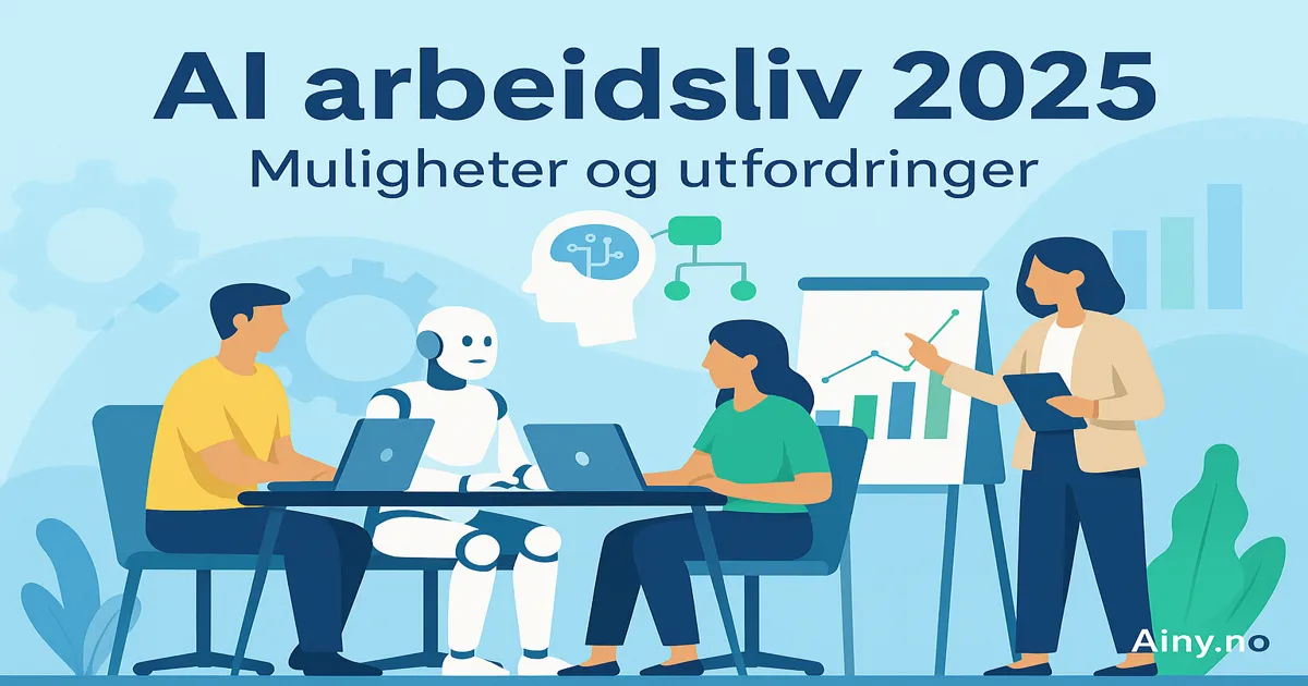 AI og arbeidslivet: Nye muligheter, nye utfordringer