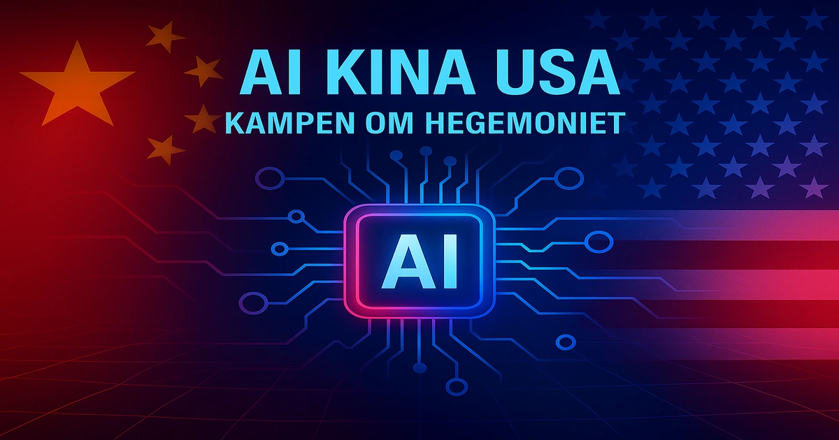 AI Kina vs. USA: Kampen om AI-hegemoniet