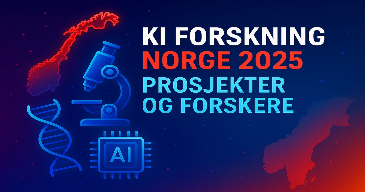 Norske forskere og kunstig intelligens (KI)‑prosjekter du bør vite om
