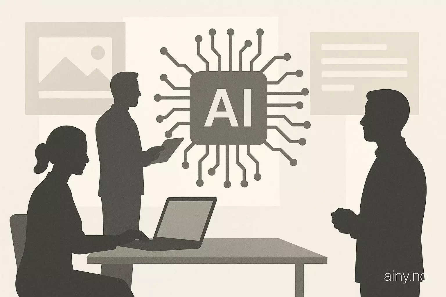 Illustrasjon KI-generert med OpenAI API for artikkelen: Adobe lanserer AI Foundry – sier den løser opphavsrisiko
