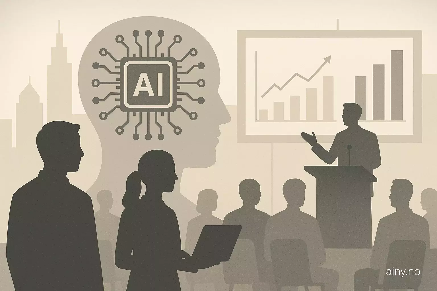 Illustrasjon KI-generert med OpenAI API for artikkelen: Agentic AI i Indonesias finanssektor