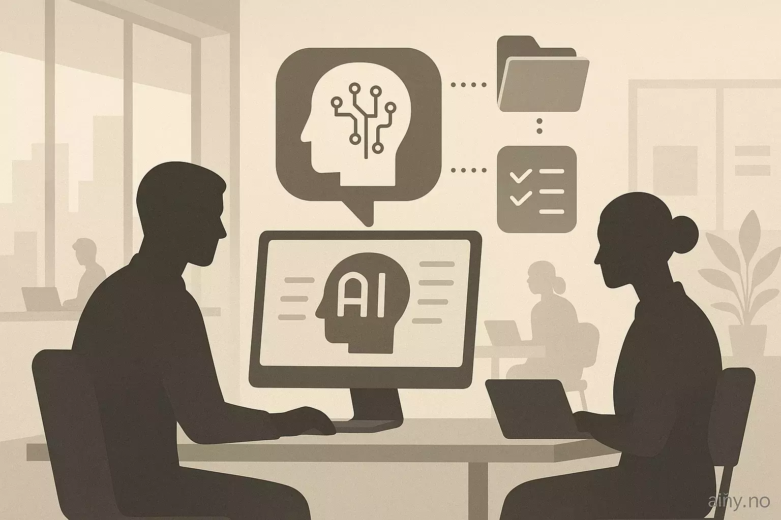 Illustrasjon KI-generert med OpenAI API for artikkelen: Amazon lanserer Quick Suite som AI-lagkamerat i arbeid