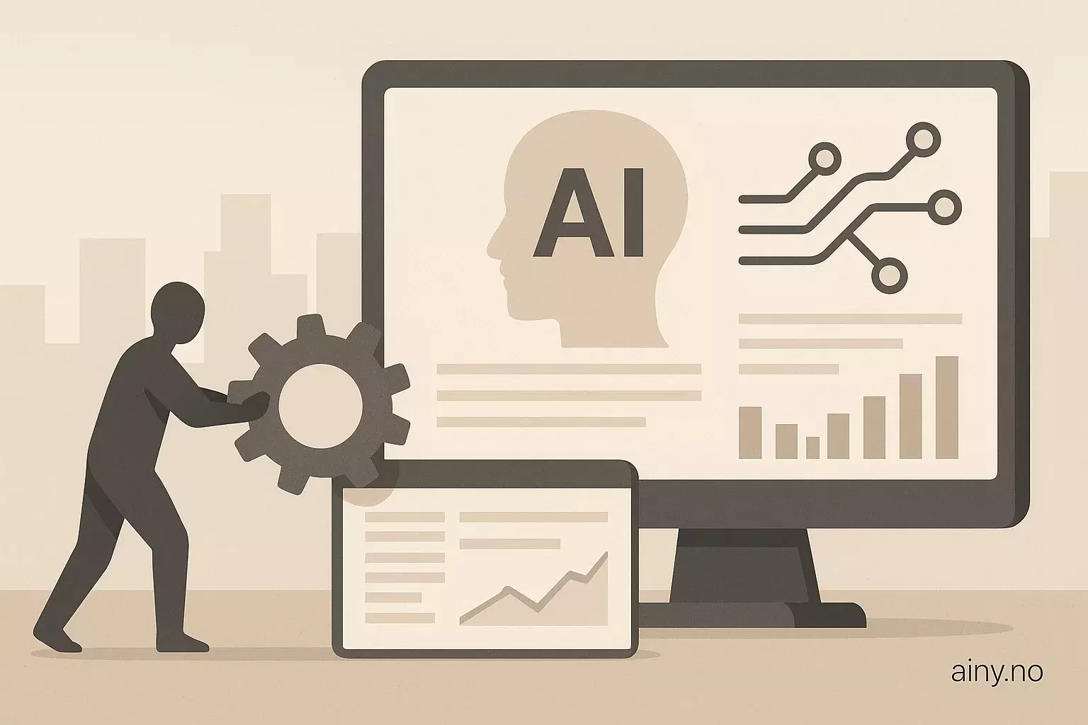 Illustrasjon KI-generert med OpenAI API for artikkelen: Amazon Nova Act automatiserer QuickSight data stories