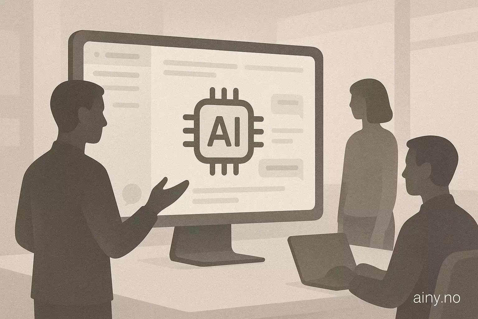 Illustrasjon KI-generert med OpenAI API for artikkelen: Claude kan nå brukes direkte i Slack