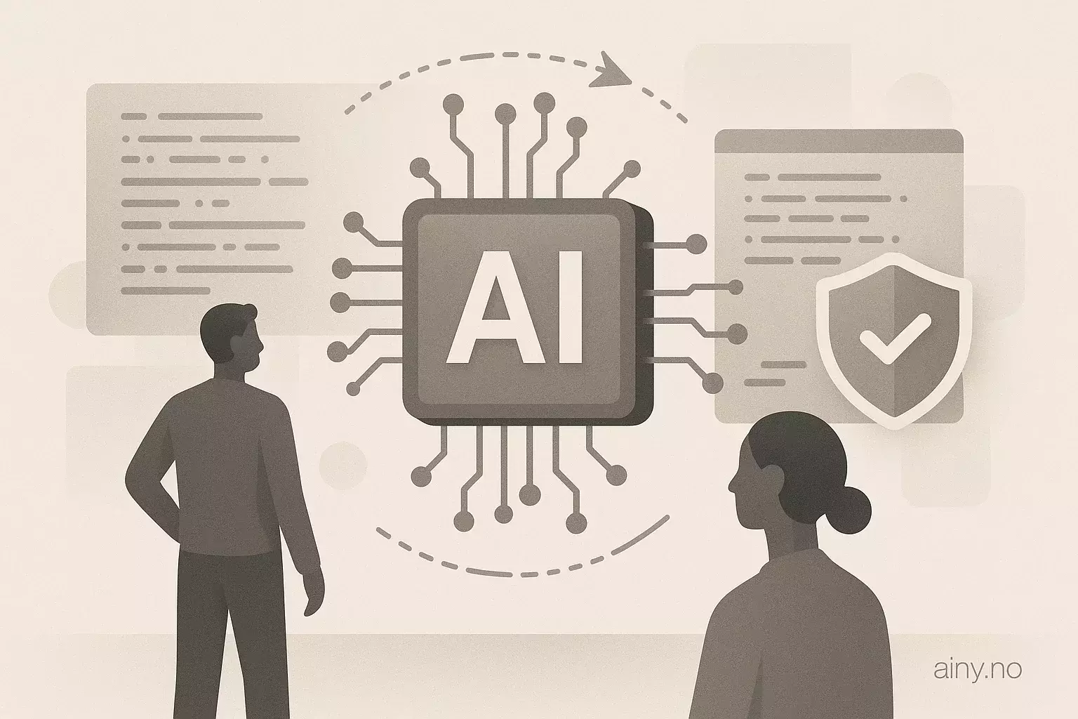 Illustrasjon KI-generert med OpenAI API for artikkelen: CodeMender: AI-agent som automatisk fikser sikkerhetshull