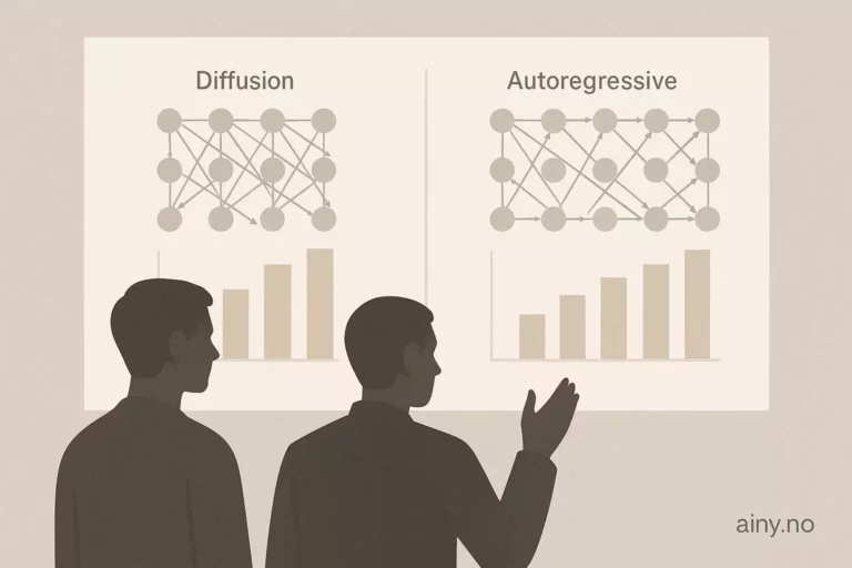 Diffusion slår autoregressive ved datamangel
