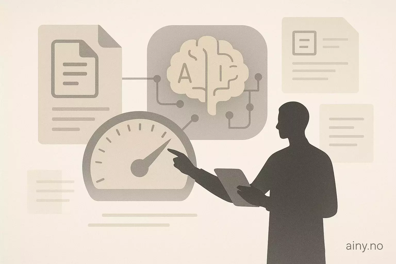 Illustrasjon KI-generert med OpenAI API for artikkelen: Finjustering av Amazon Nova for dokumentuttrekk