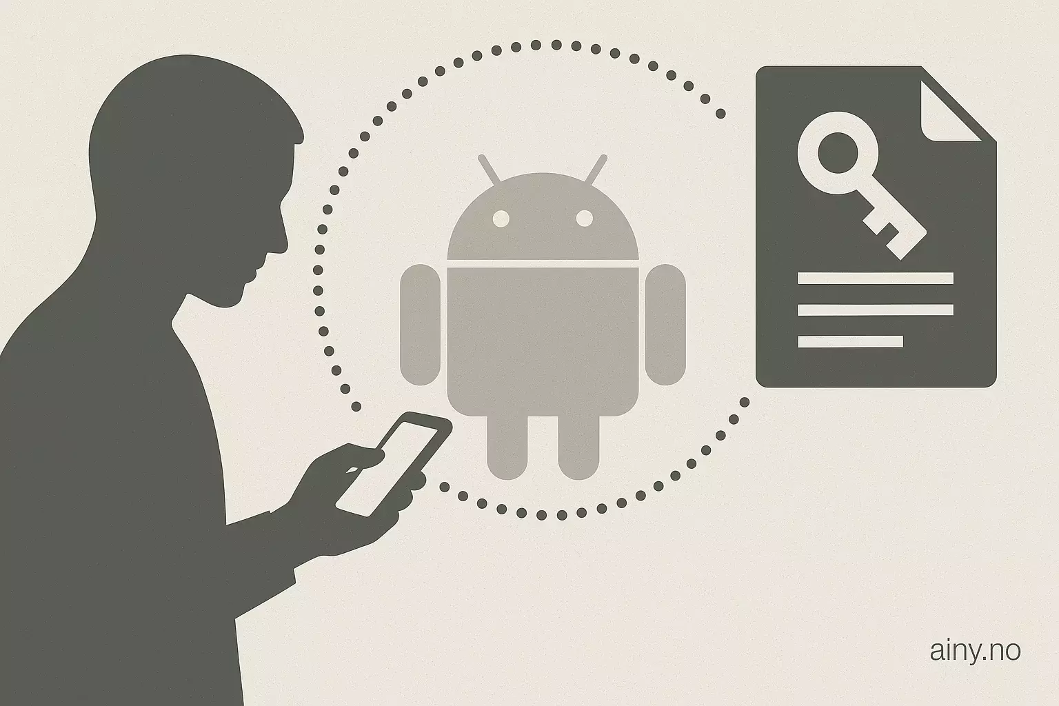 Illustrasjon KI-generert med OpenAI API for artikkelen: Google: Sideloading for Android fjernes ikke, men endres