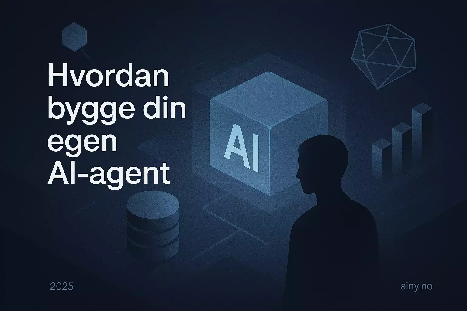 Illustrasjon KI-generert med OpenAI API for artikkelen: Hvordan bygge din egen AI-agent