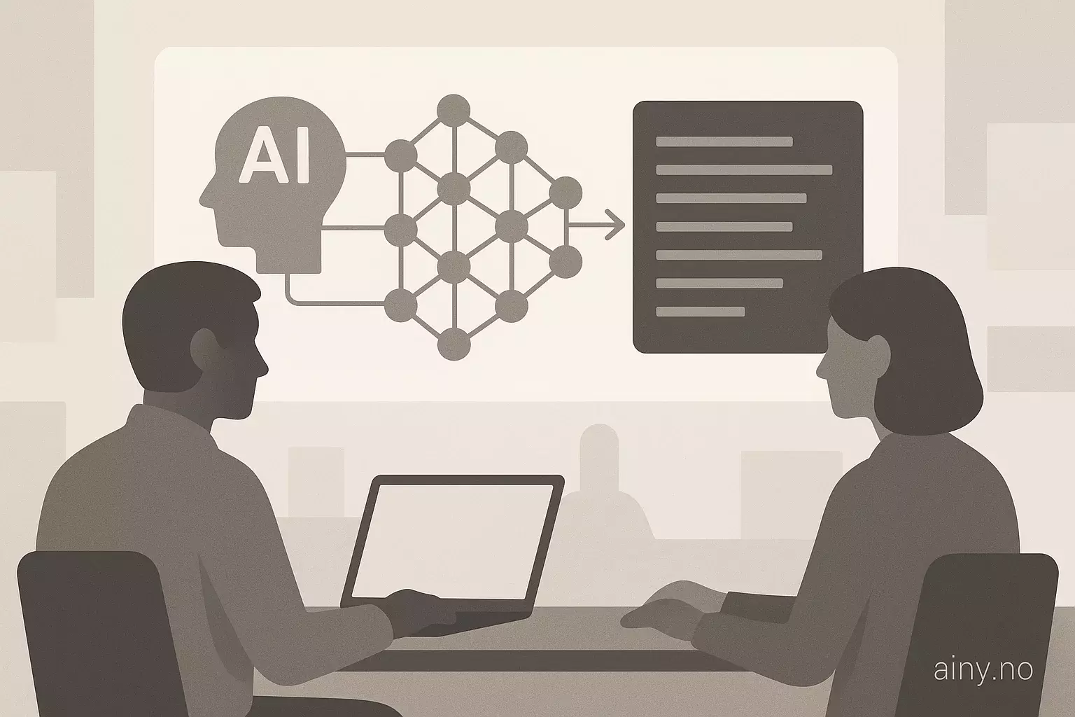 Illustrasjon KI-generert med OpenAI API for artikkelen: LLM-JEPA kombinerer generativ og prediktiv KI