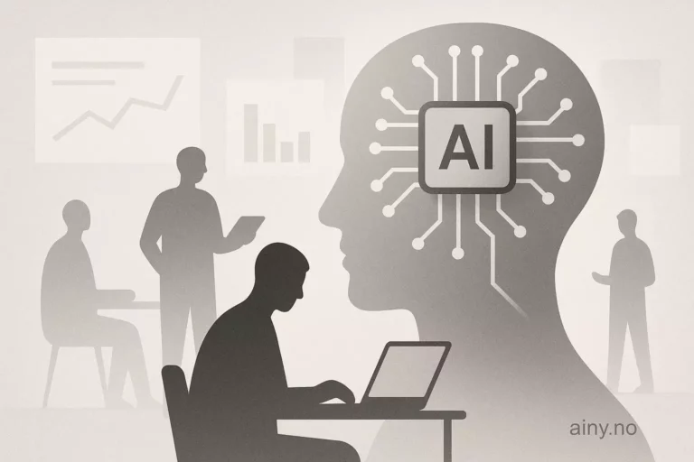 Mer bruk av AI, men få organisatoriske gevinster