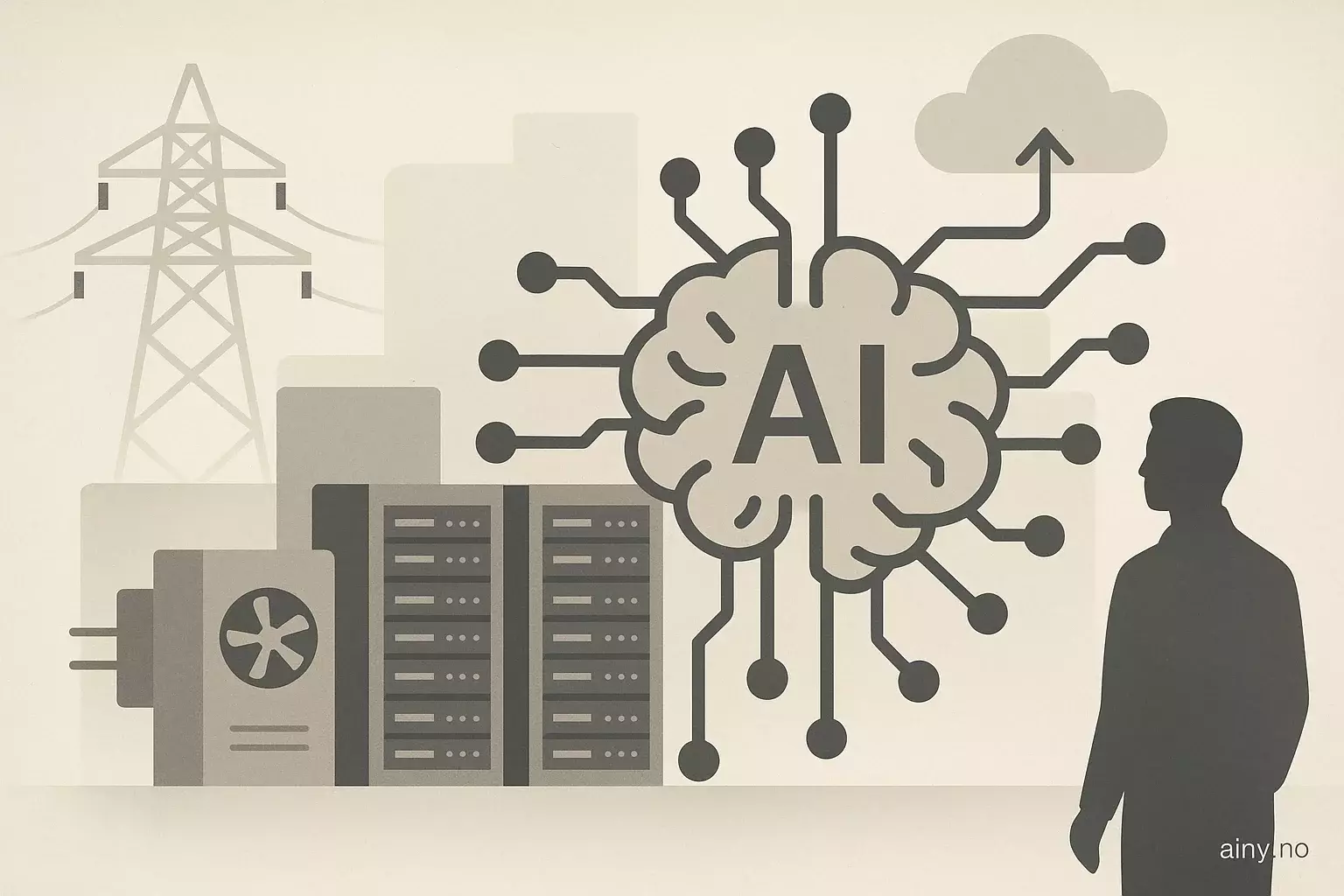 Illustrasjon KI-generert med OpenAI API for artikkelen: Microsoft lanserer åpne standarder for AI-infrastruktur