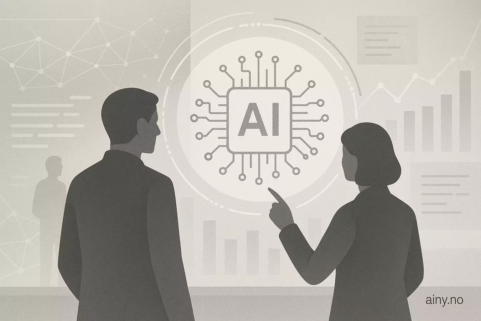 Illustrasjon KI-generert med OpenAI API for artikkelen: MIT og MBZUAI lanserer femårig samarbeid om kunstig intelligens