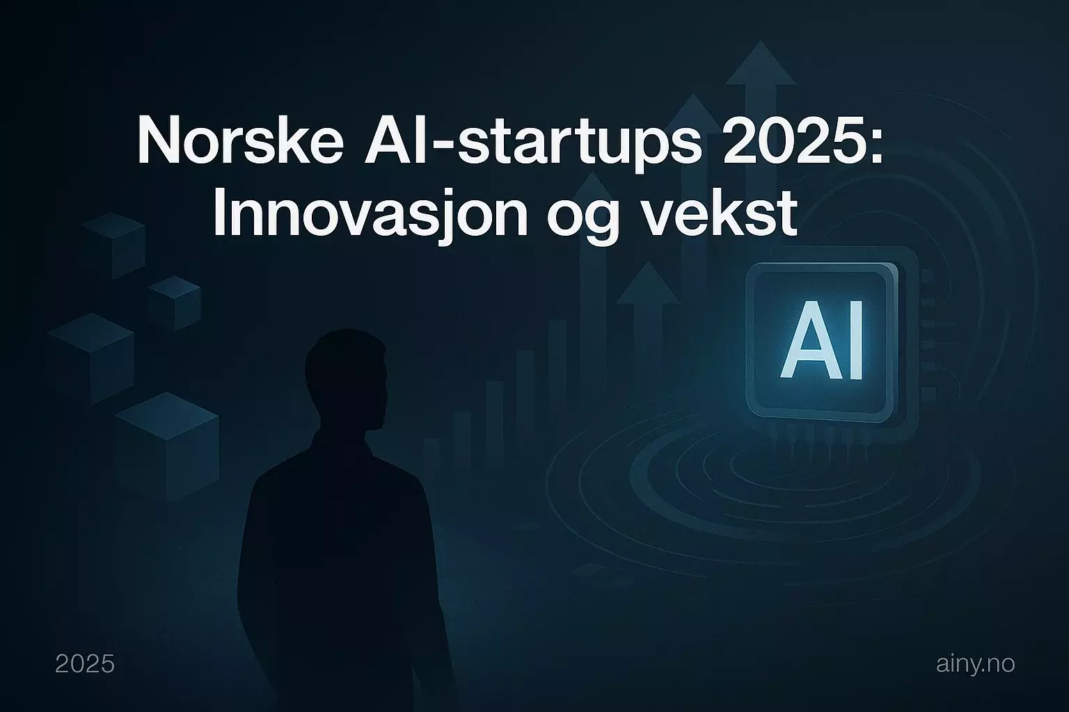 Illustrasjon KI-generert med OpenAI API for artikkelen: Norske AI-startups 2025: Innovasjon og vekst