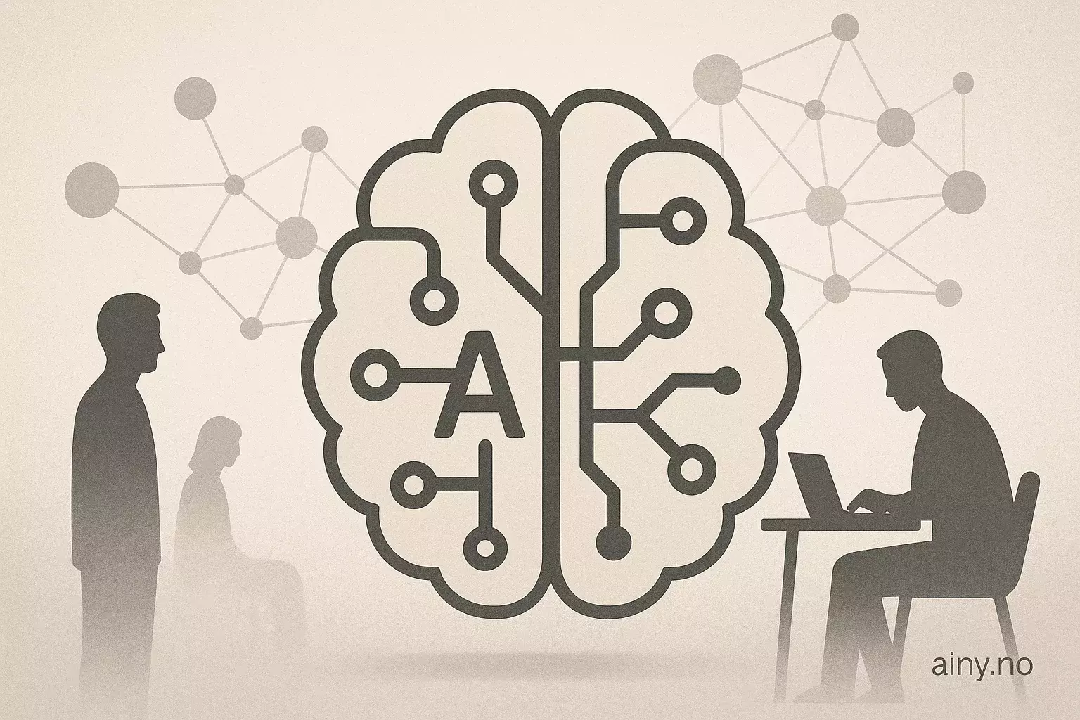 Illustrasjon KI-generert med OpenAI API for artikkelen: Ny gjennomgang: AI kan være bevisst ifølge enkelte teorier