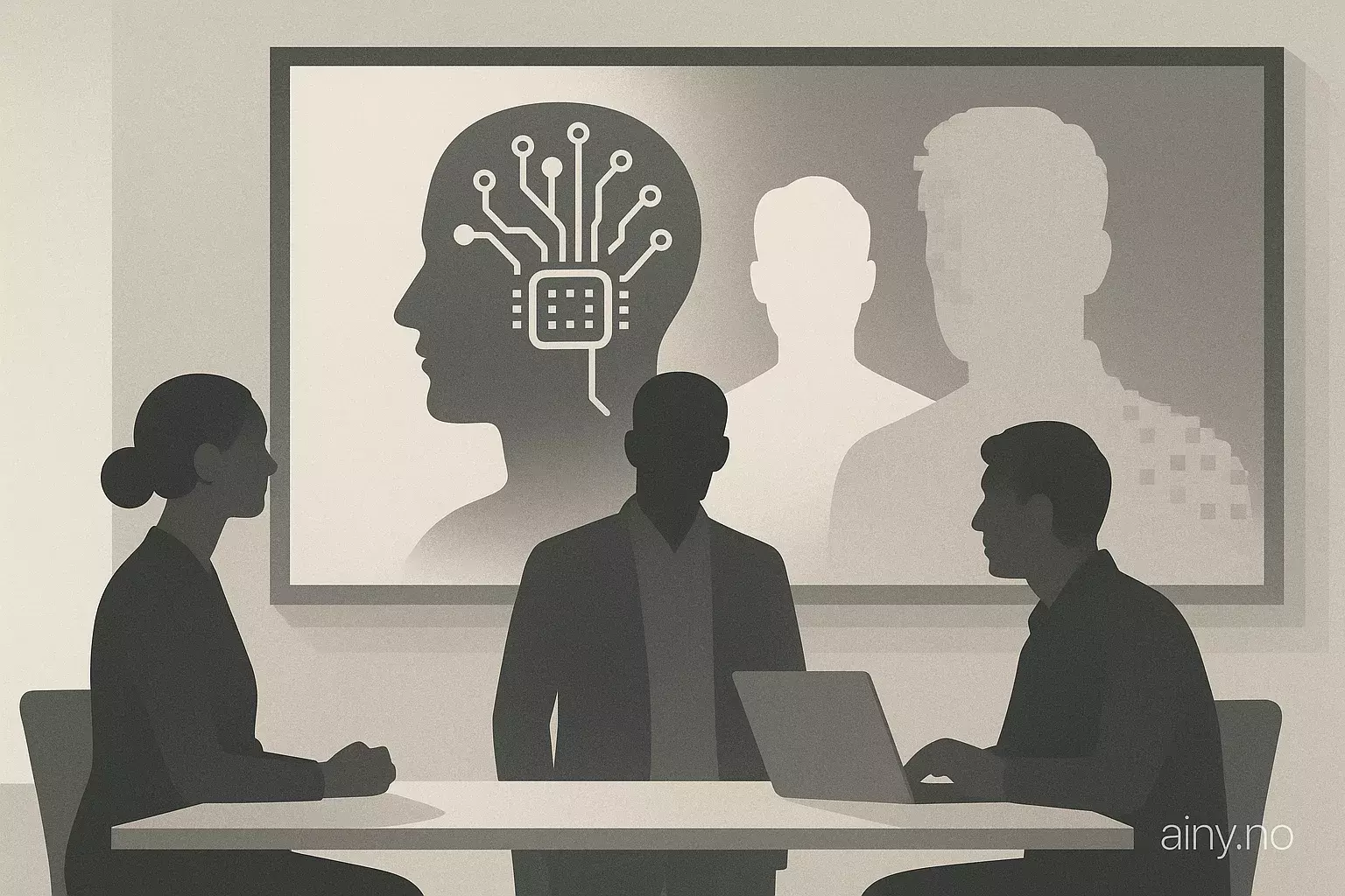 Illustrasjon KI-generert med OpenAI API for artikkelen: OpenAI samarbeider med skuespillere om Sora-deepfakes