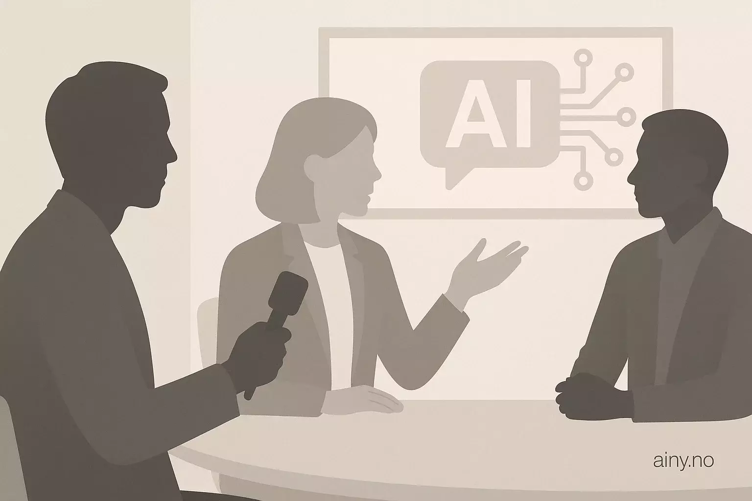 Illustrasjon KI-generert med OpenAI API for artikkelen: Podkasten 'What excites you about AI? Vol.2' oppsummerer svar