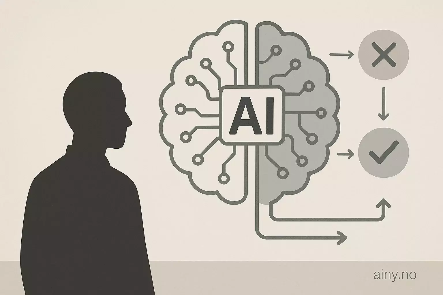 Illustrasjon KI-generert med OpenAI API for artikkelen: Store språkmodeller viser skjevheter i kausal læring