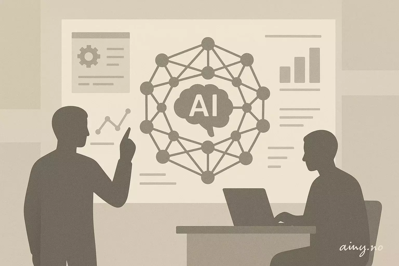 Illustrasjon KI-generert med OpenAI API for artikkelen: ToolBrain: rammeverk for verktøybruk i agentiske modeller