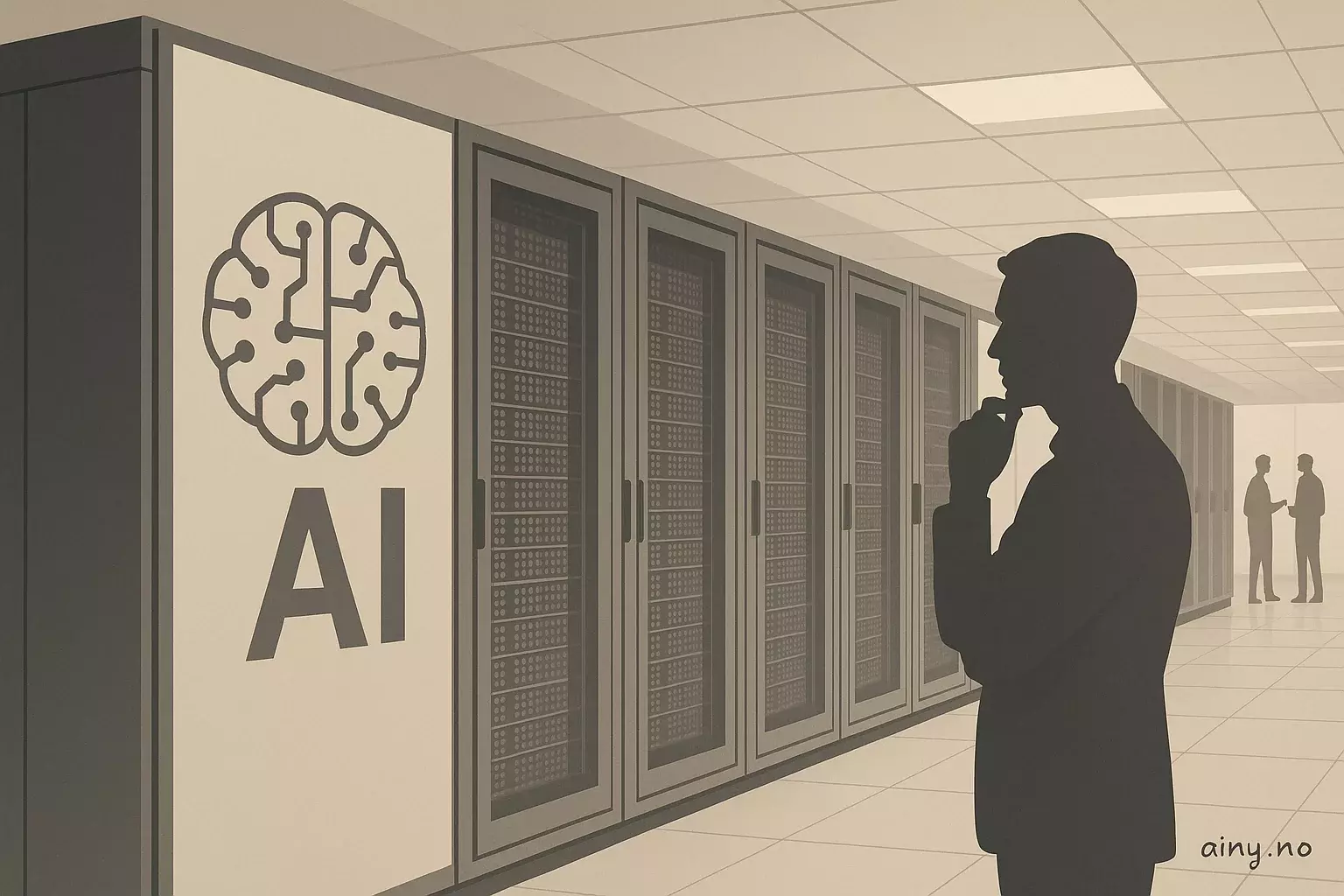 Illustrasjon KI-generert med OpenAI API for artikkelen: TX-GAIN: kraftigste AI-superdatamaskin ved et amerikansk universitet