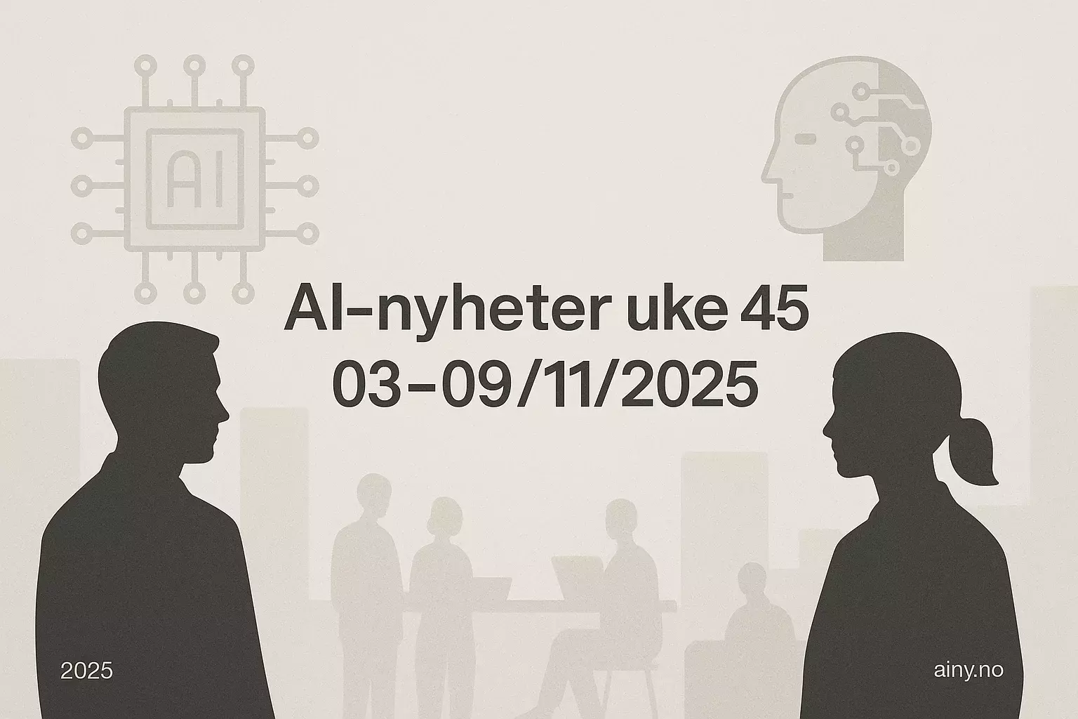 Illustrasjon KI-generert med OpenAI API for artikkelen: AI-nyheter uke 45 | 03-09/11/2025