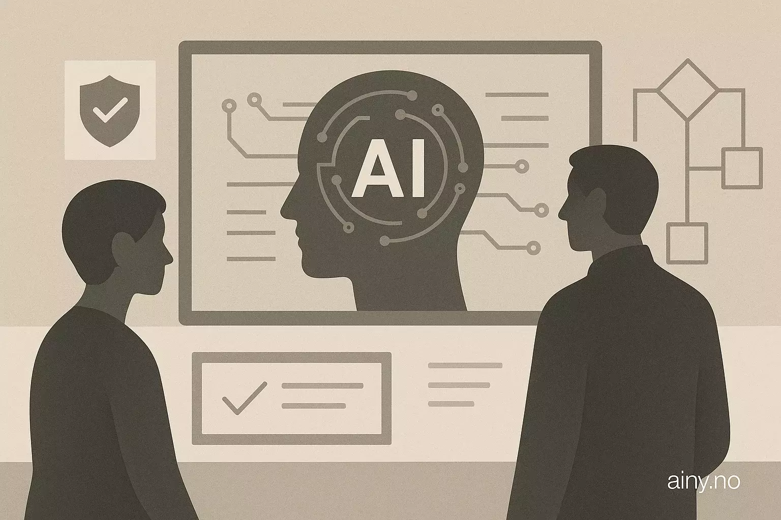 Illustrasjon KI-generert med OpenAI API for artikkelen: Automated Reasoning i Amazon Bedrock får generell tilgjengelighet