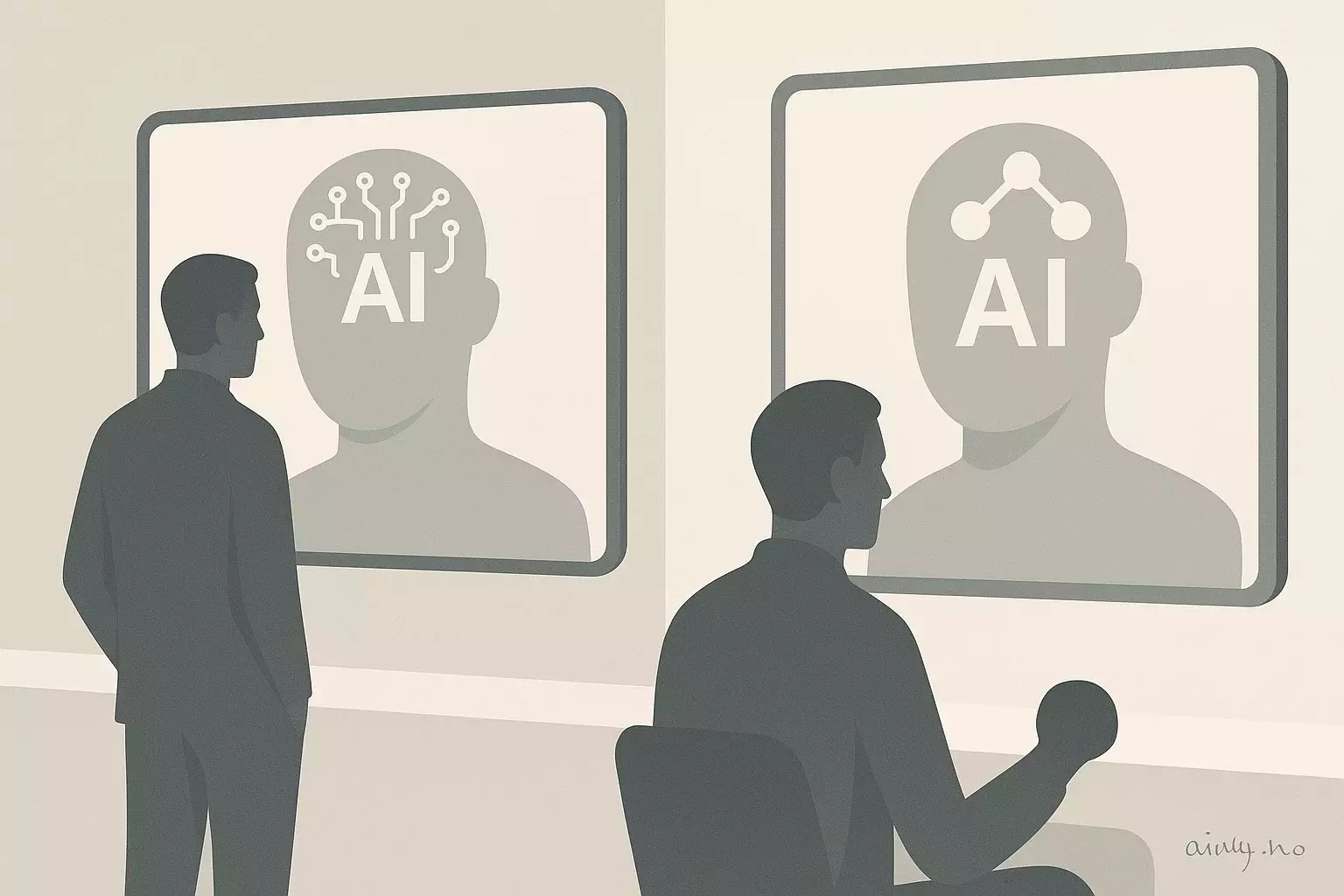 Illustrasjon KI-generert med OpenAI API for artikkelen: Grok 4.1/4.2 kan passere Google Gemini 3 Pro