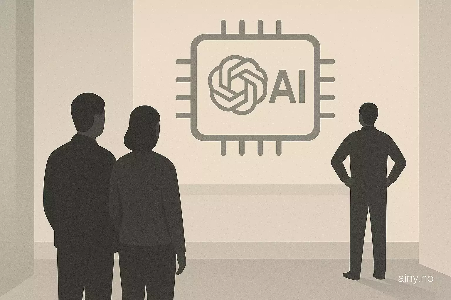 Illustrasjon KI-generert med OpenAI API for artikkelen: Sju familier saksøker OpenAI etter ChatGPT-samtaler