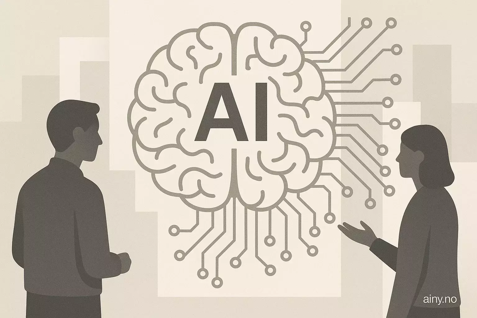 Illustrasjon KI-generert med OpenAI API for artikkelen: Slik gjør selskaper ansvarlig AI til kjerneverdier