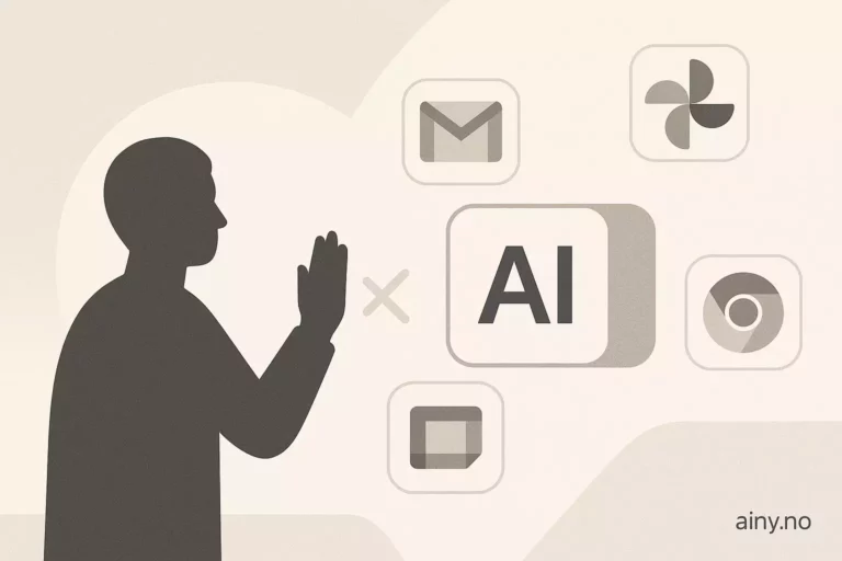 Slik slår du av Gemini i Gmail, Photos og Chrome