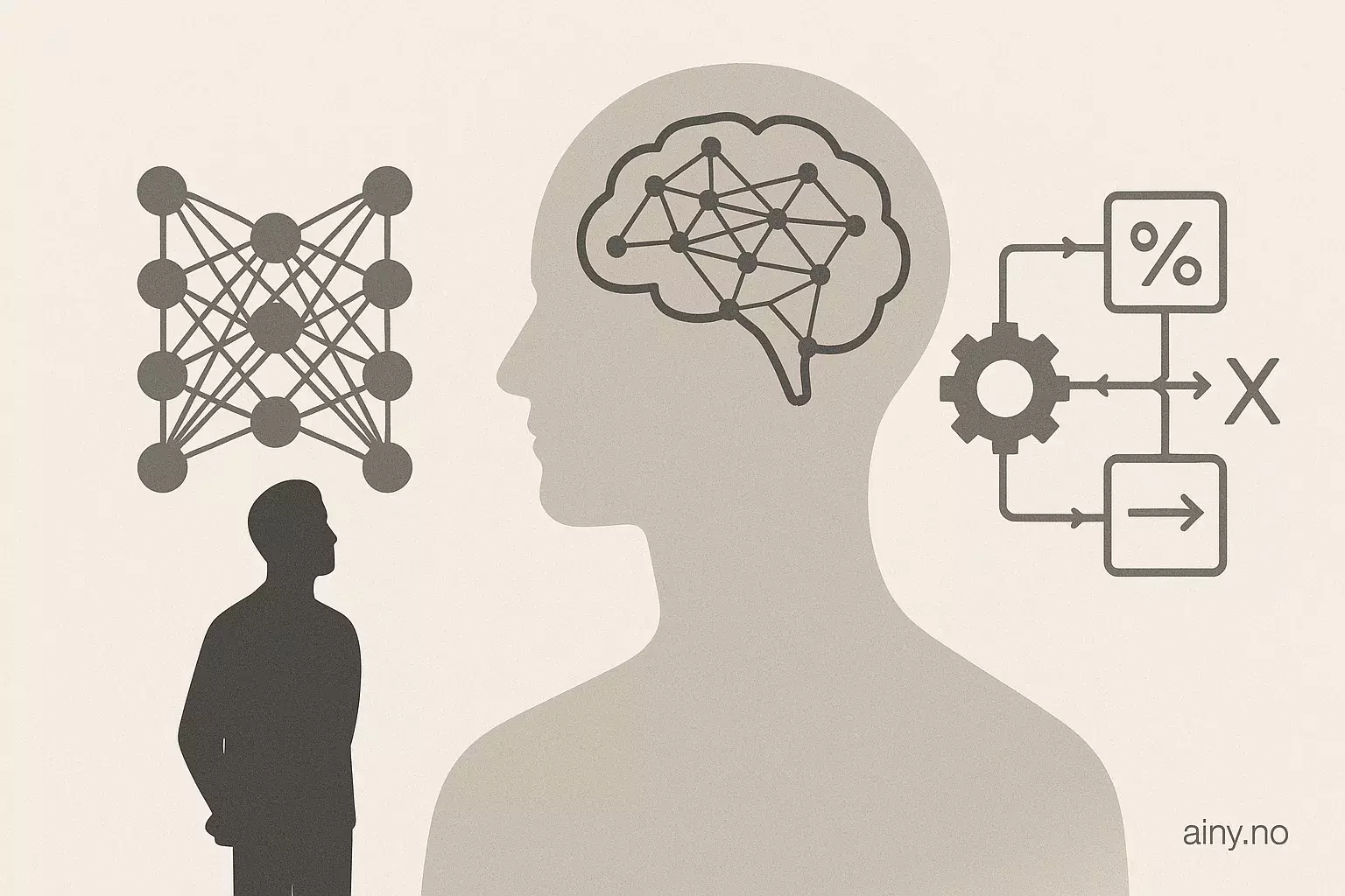 Illustrasjon KI-generert med OpenAI API for artikkelen: Sparsomme autoenkodere kobler nevrale og symbolske systemer