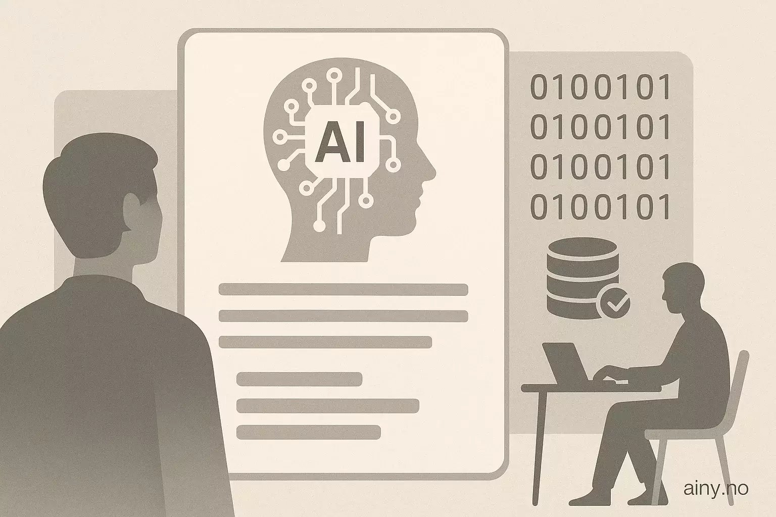 Illustrasjon KI-generert med OpenAI API for artikkelen: Ti AI-papirer å lese i 2025