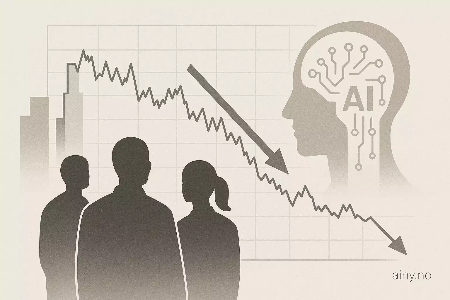 Illustrasjon KI-generert med OpenAI API for artikkelen: Wall Street kan miste troen på AI