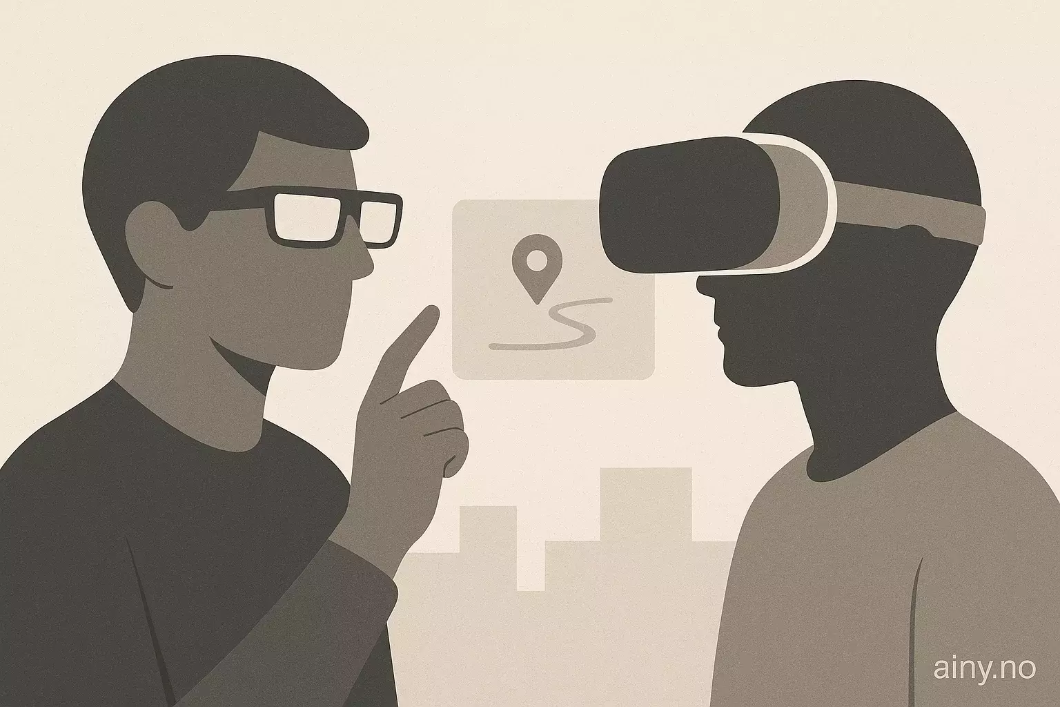 Illustrasjon KI-generert med OpenAI API for artikkelen: Google samler Android XR rundt smarte briller og headset