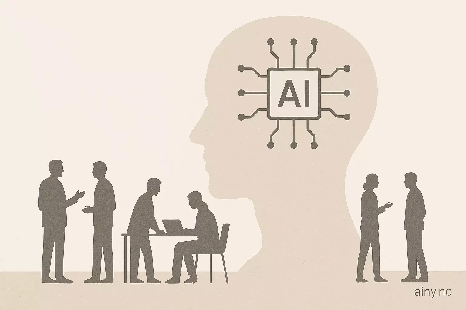 Illustrasjon KI-generert med OpenAI API for artikkelen: Citi ruller ut intern KI-arbeidsstyrke på 4 000 ansatte