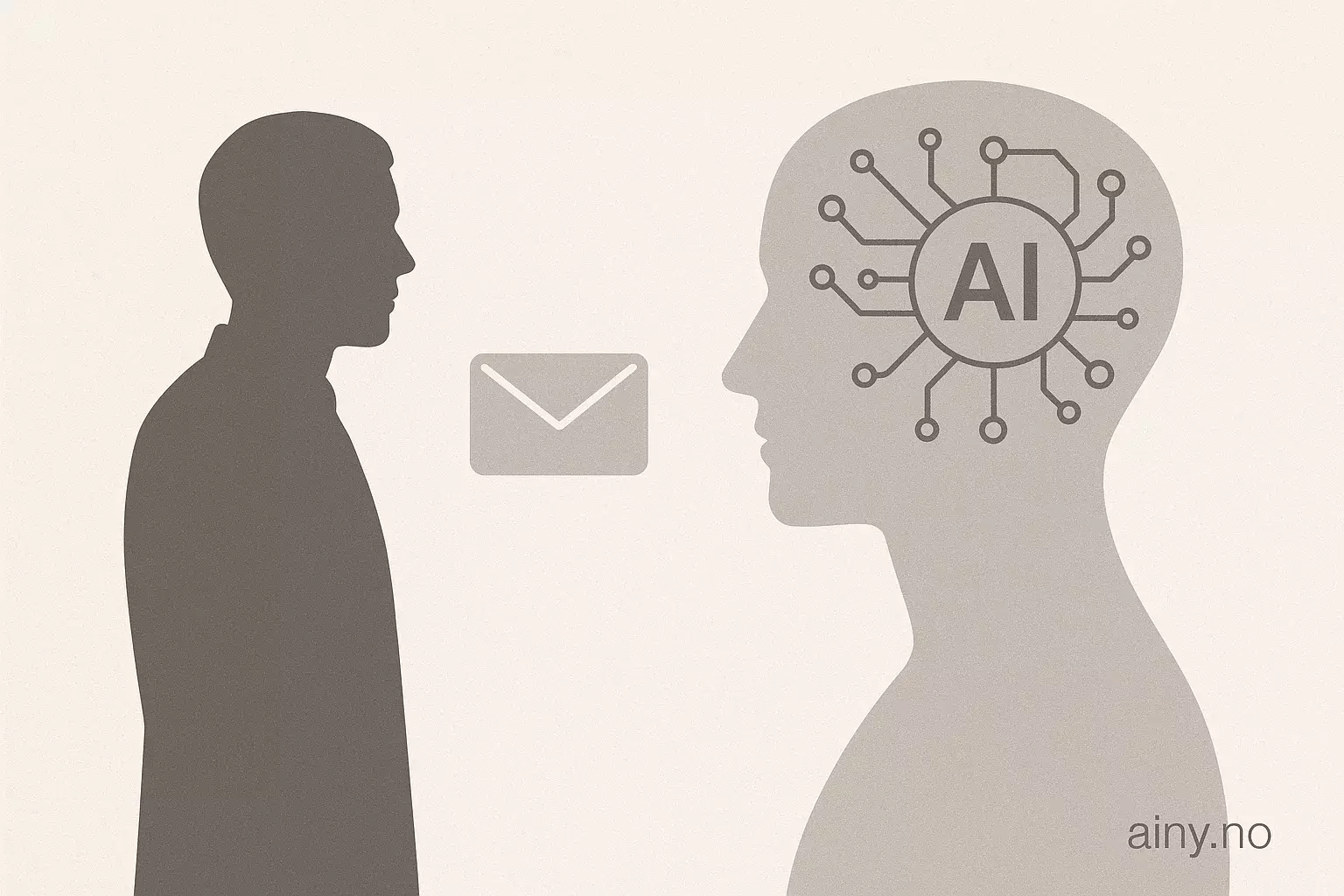 Illustrasjon KI-generert med OpenAI API for artikkelen: Google vil gjøre Gmail til en relasjonsbevisst assistent