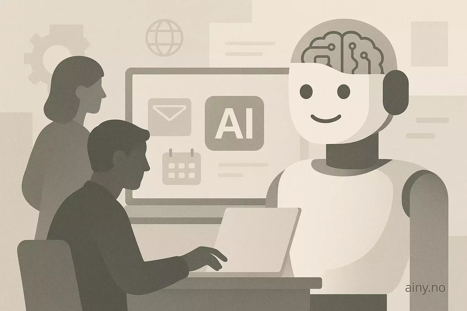 Illustrasjon KI-generert med OpenAI API for artikkelen: Moltbot går viralt – hva vet vi om sikkerheten?