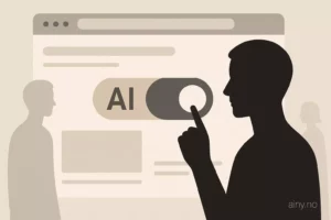 Illustrasjon KI-generert med OpenAI API for artikkelen: Firefox får valgfri av/på-knapp for nye KI-funksjoner