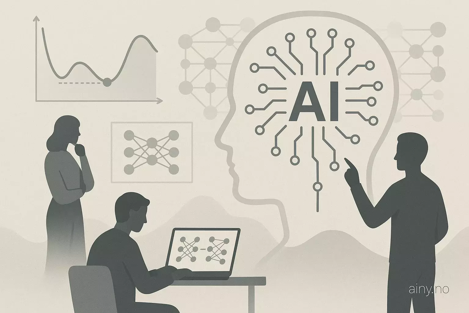 Illustrasjon KI-generert med OpenAI API for artikkelen: SAM gir bedre generalisering i dype modeller