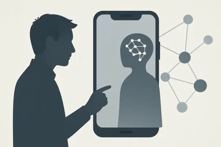 Illustrasjon av Carl Pei: AI-agenter vil erstatte apper på smarttelefoner