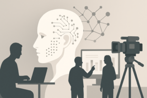 Illustrasjon av NAMS26: AI i mediebransjen i fokus