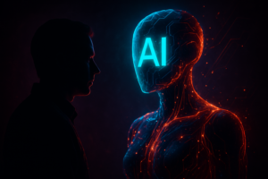 Illustrasjon av AI brukes mer – men tilliten faller