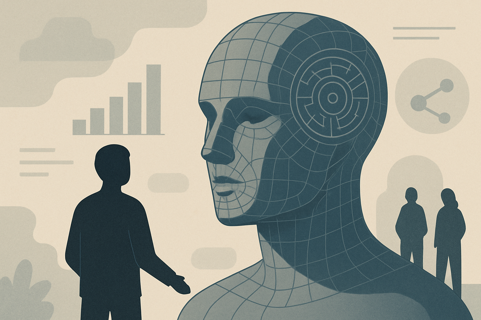 Illustrasjon av Anthropic opplever økt popularitet med Claude AI