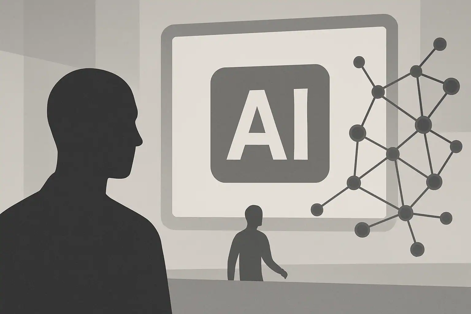 Illustrasjon av Meta i trøbbel – EU vurderer AI-regulering