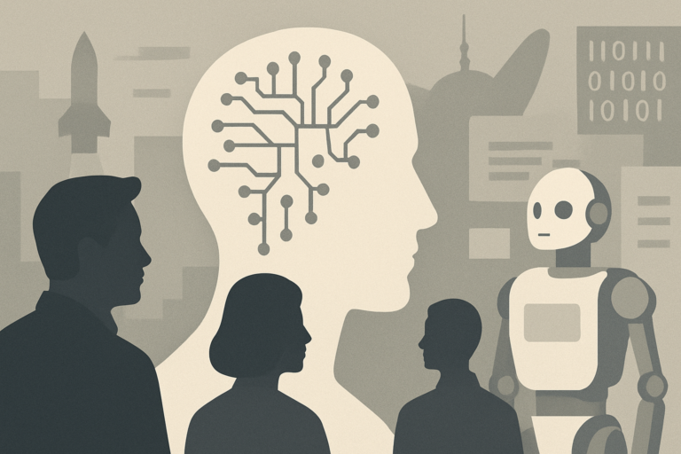 Illustrasjon av AI: Musk lanserer Terafab og AI-chips