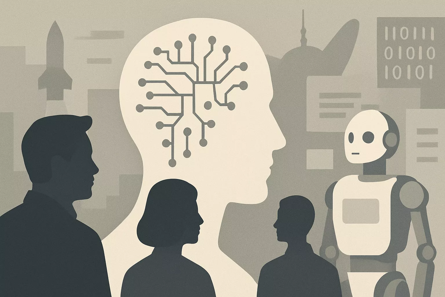 Illustrasjon av AI: Musk lanserer Terafab og AI-chips