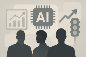 Illustrasjon av AI-nyheter fra hele verden: OpenAI og Kuaishou