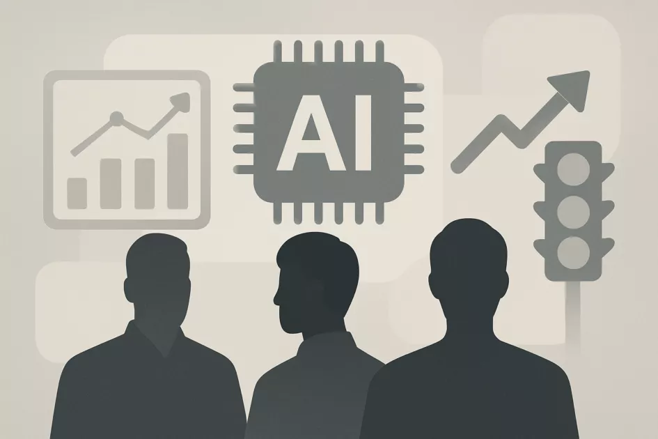 Illustrasjon av AI-nyheter fra hele verden: OpenAI og Kuaishou