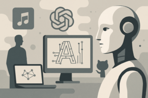 Illustrasjon av OpenAI støtter Isara, Google lanserer Lyria 3 Pro