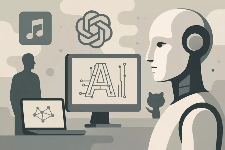 Illustrasjon av OpenAI støtter Isara, Google lanserer Lyria 3 Pro